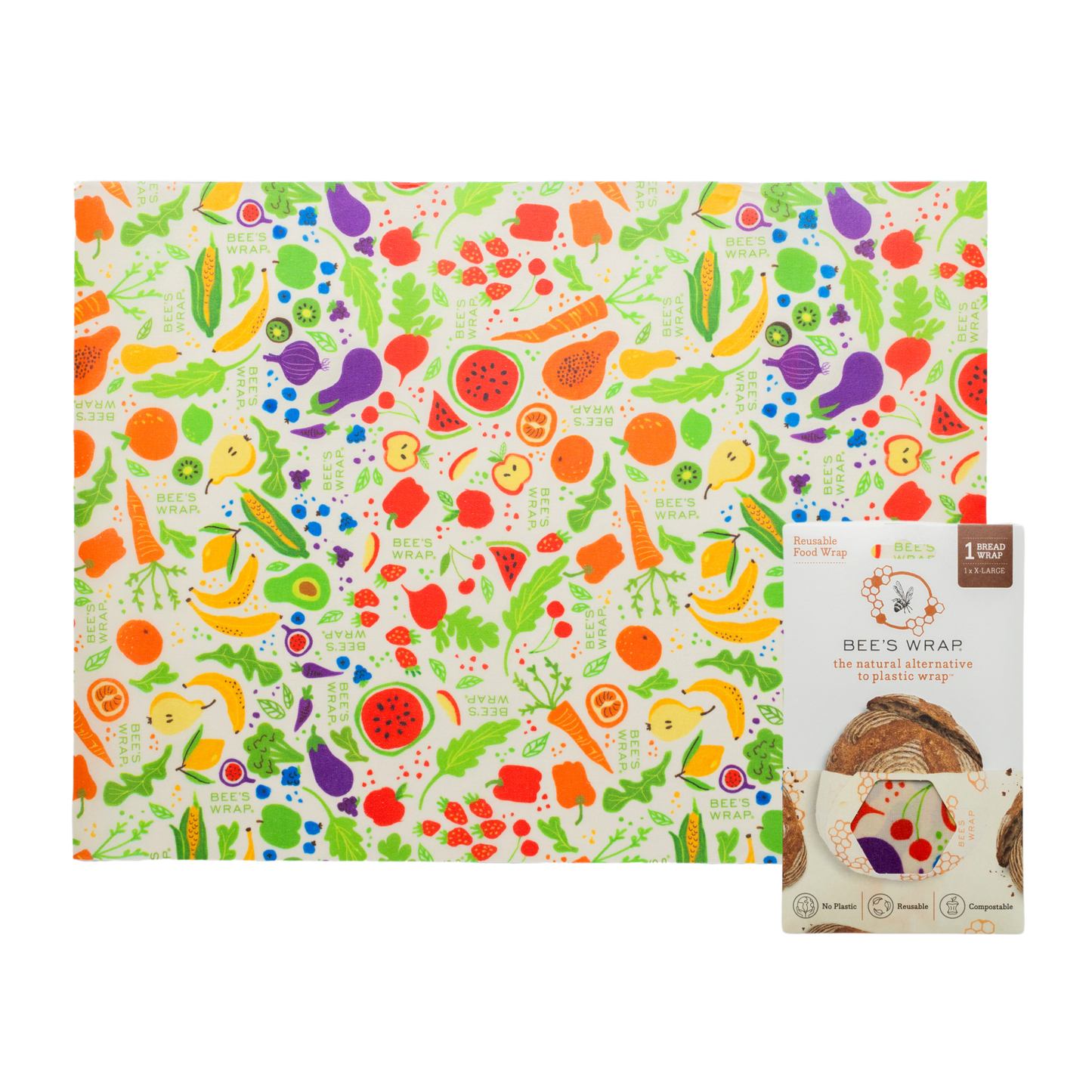 Bread Wrap - Garden Party Print Bee's Wrap