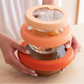 Glass Bowl Lids with Silicone Seal (Set/3) – Terra Cotta Food Huggers