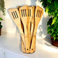 Bamboo Kitchen Utensil | Slotted Spatula Bamboo Switch