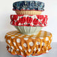 Jubilee Bowl Covers, set of three Dot and Army