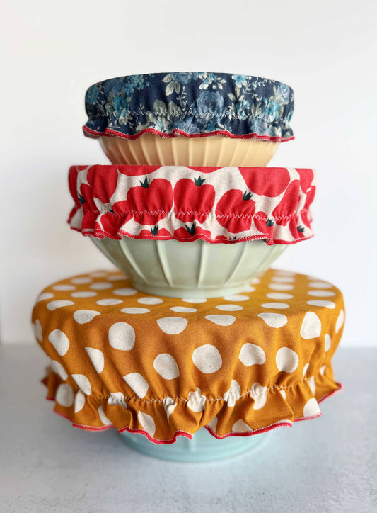 Jubilee Bowl Covers, set of three Dot and Army