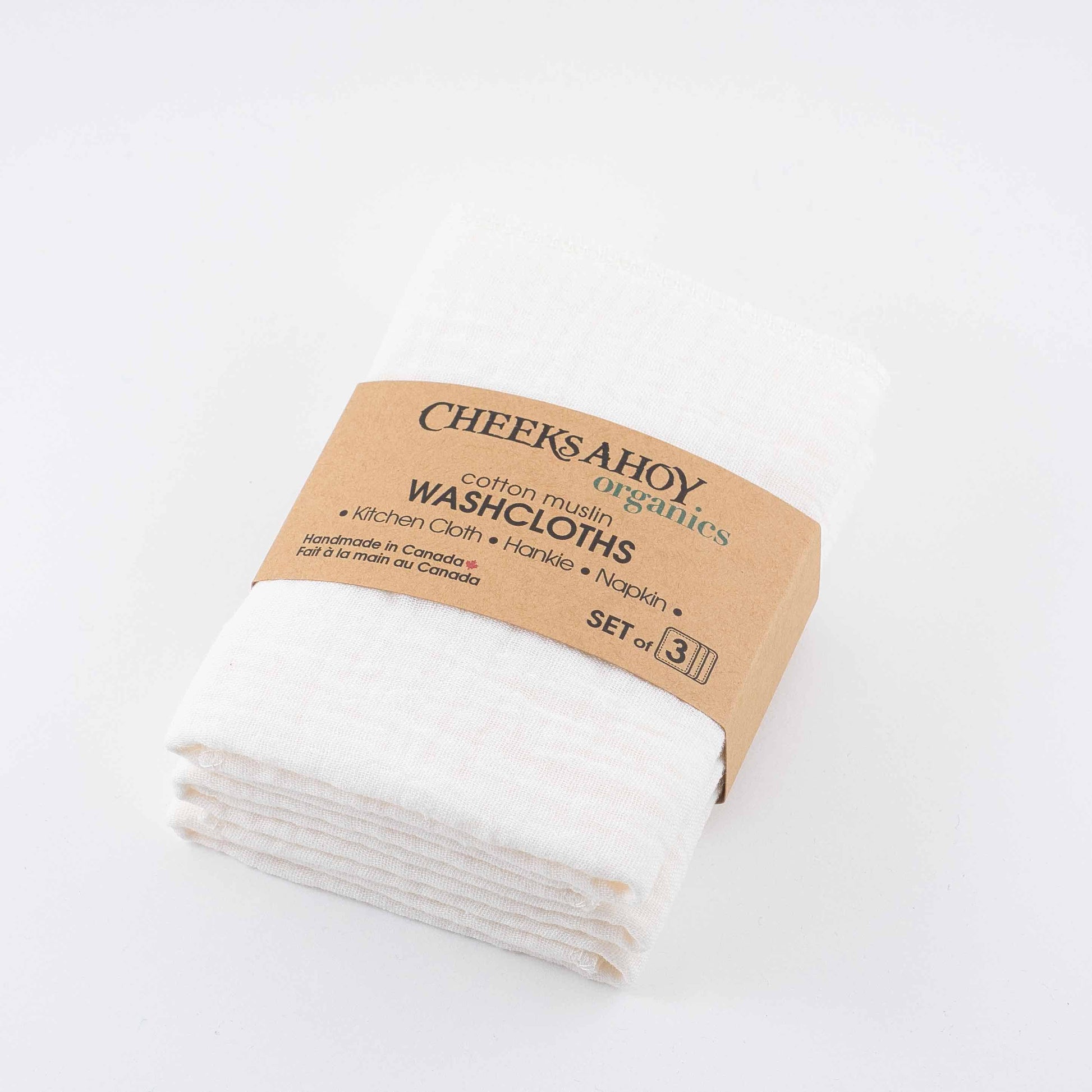 Kitchen Towel - Organic Muslin Cheeks Ahoy