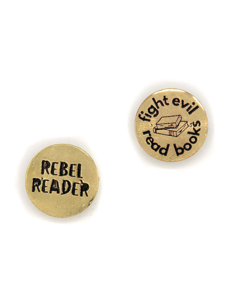 Reader Pins - Recycled Brass Fair Anita