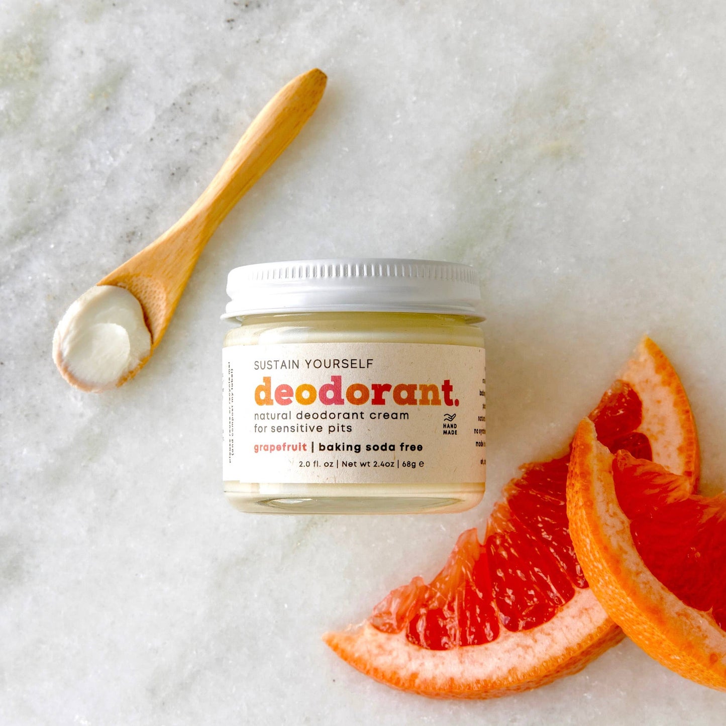 Grapefruit Deodorant Cream Sustain Yourself