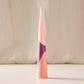 Esuk Berry Striped Palm Wax Cone Candle