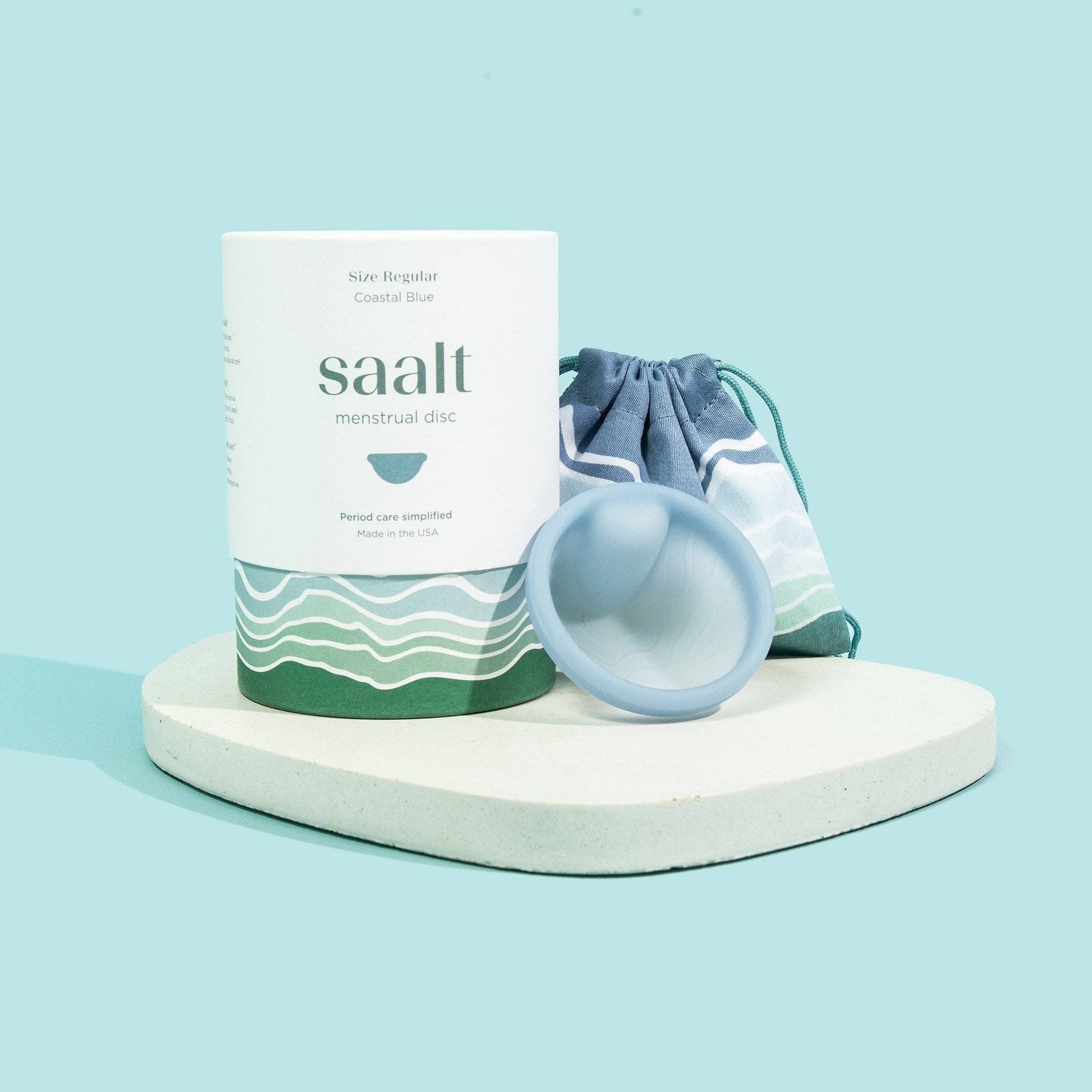 Saalt - Saalt Menstrual Disc: Coastal Blue (Regular) Saalt