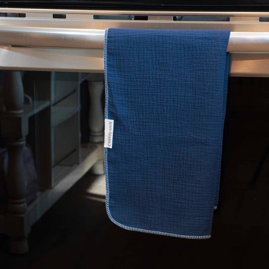 Kitchen Towel - Organic Muslin Cheeks Ahoy