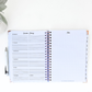 2025 Planner | Blue Monthly Weekly Eco Fair Trade Planner Paper Baristas