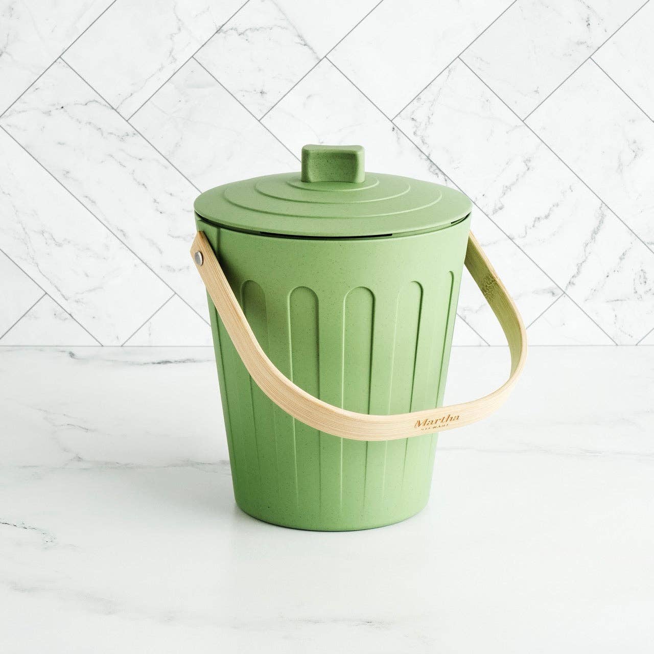 Compost Bin - Martha Stewart - .7 Gal Cap. - Dishwasher Safe Bamboozle