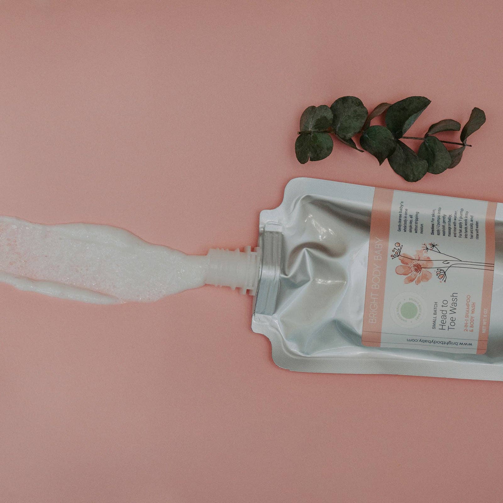 Head To Toe Wash | Nontoxic Baby/Toddler Shampoo + Body Wash Bright Body