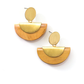 Fair Anita - Chord Geometric Wood Studs - Brass Fair Anita