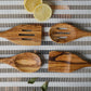 Handcrafted 5-Piece Olive Wood Kitchen Utensil Set Handcrafted Olivewood