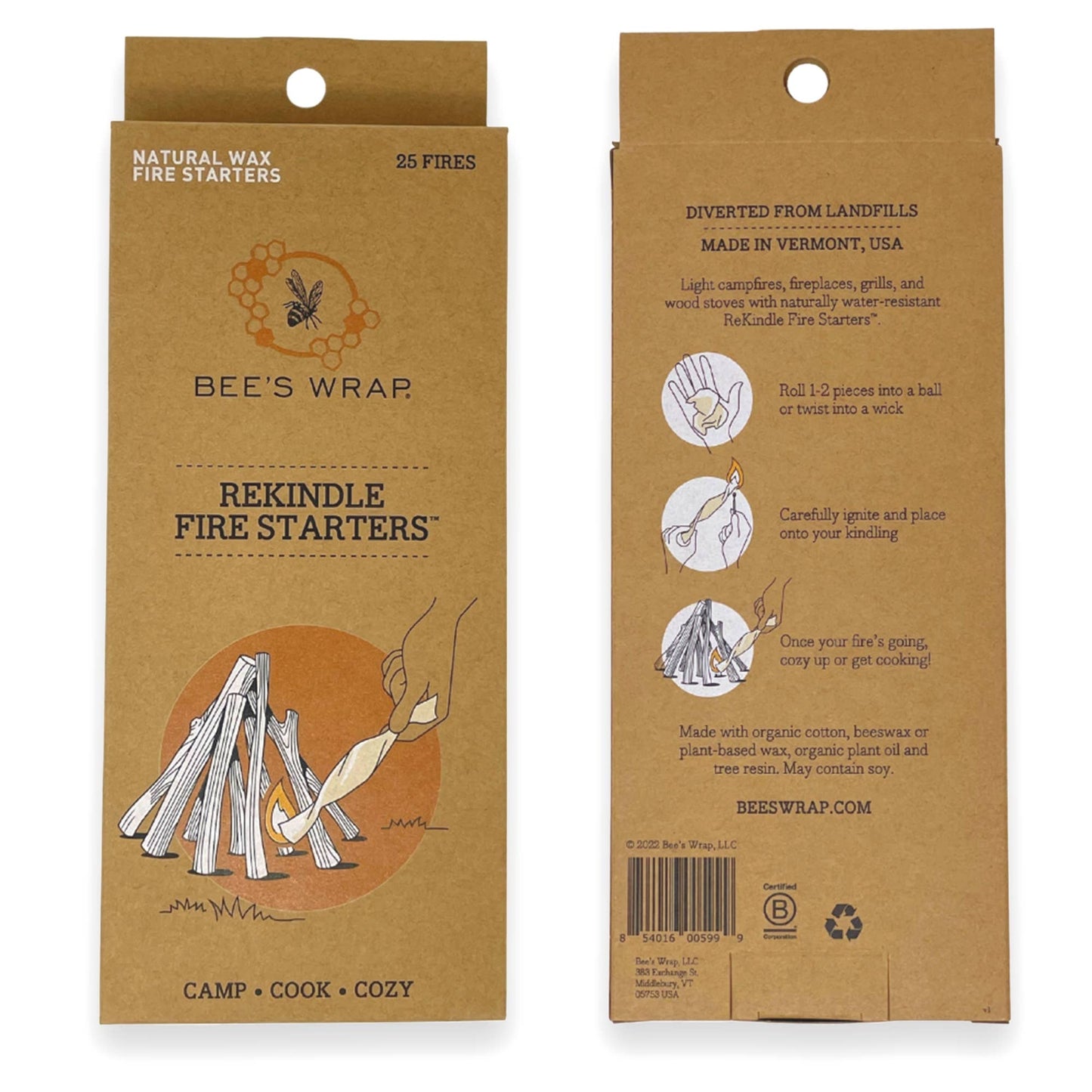 ReKindle Fire Starters™ Bee's Wrap