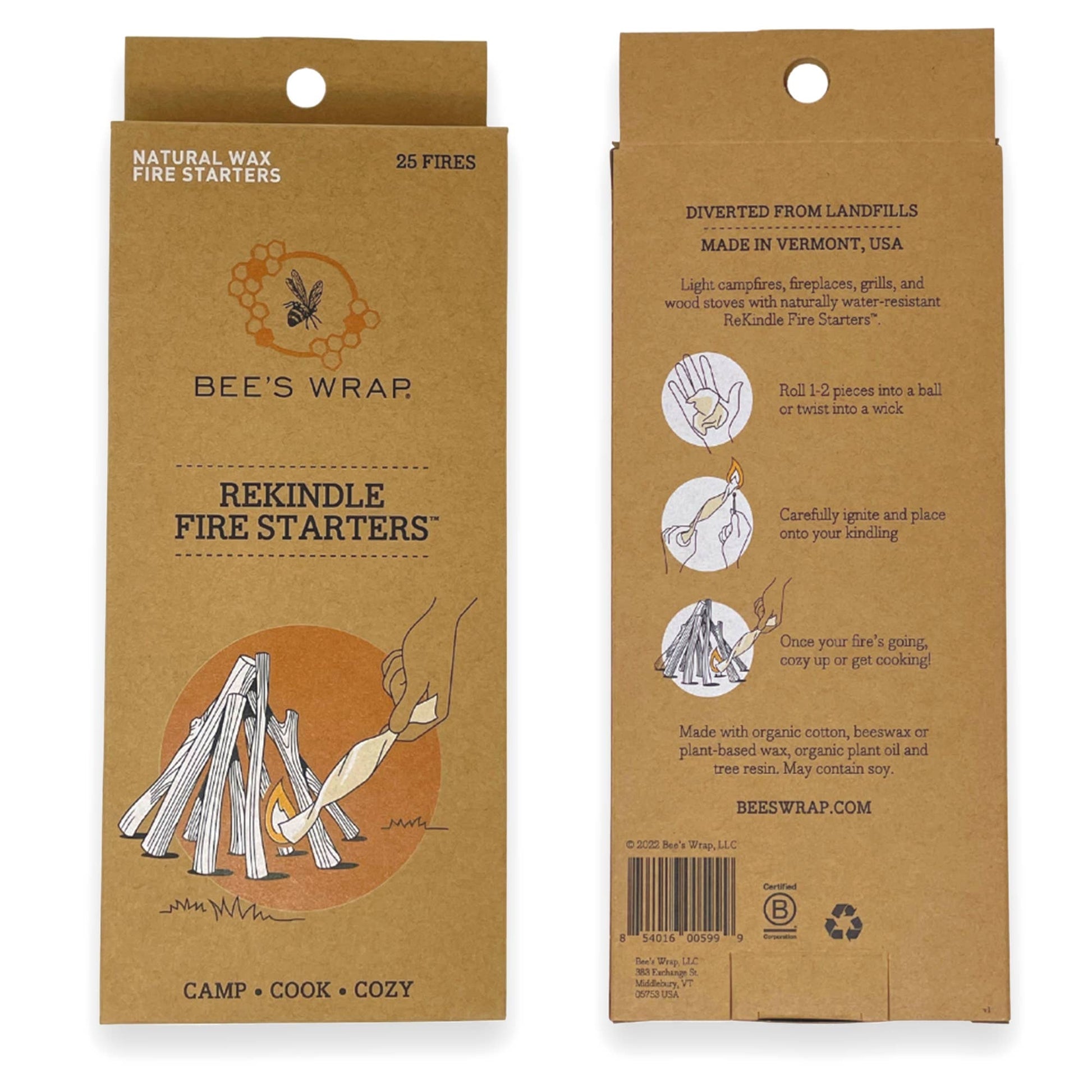 ReKindle Fire Starters™ Bee's Wrap