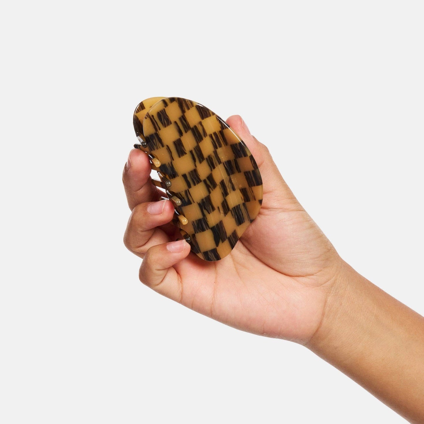 Checker Claw in Mocha CHUNKS