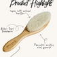 Bamboo Baby Hairbrush
