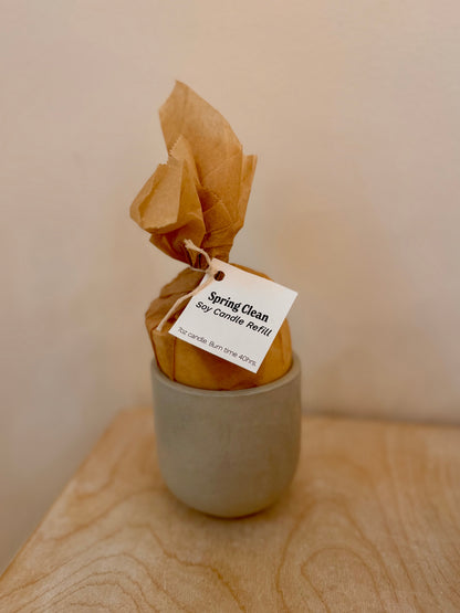 Hand Poured Soy Wax Candle Refills Evergreen Collective