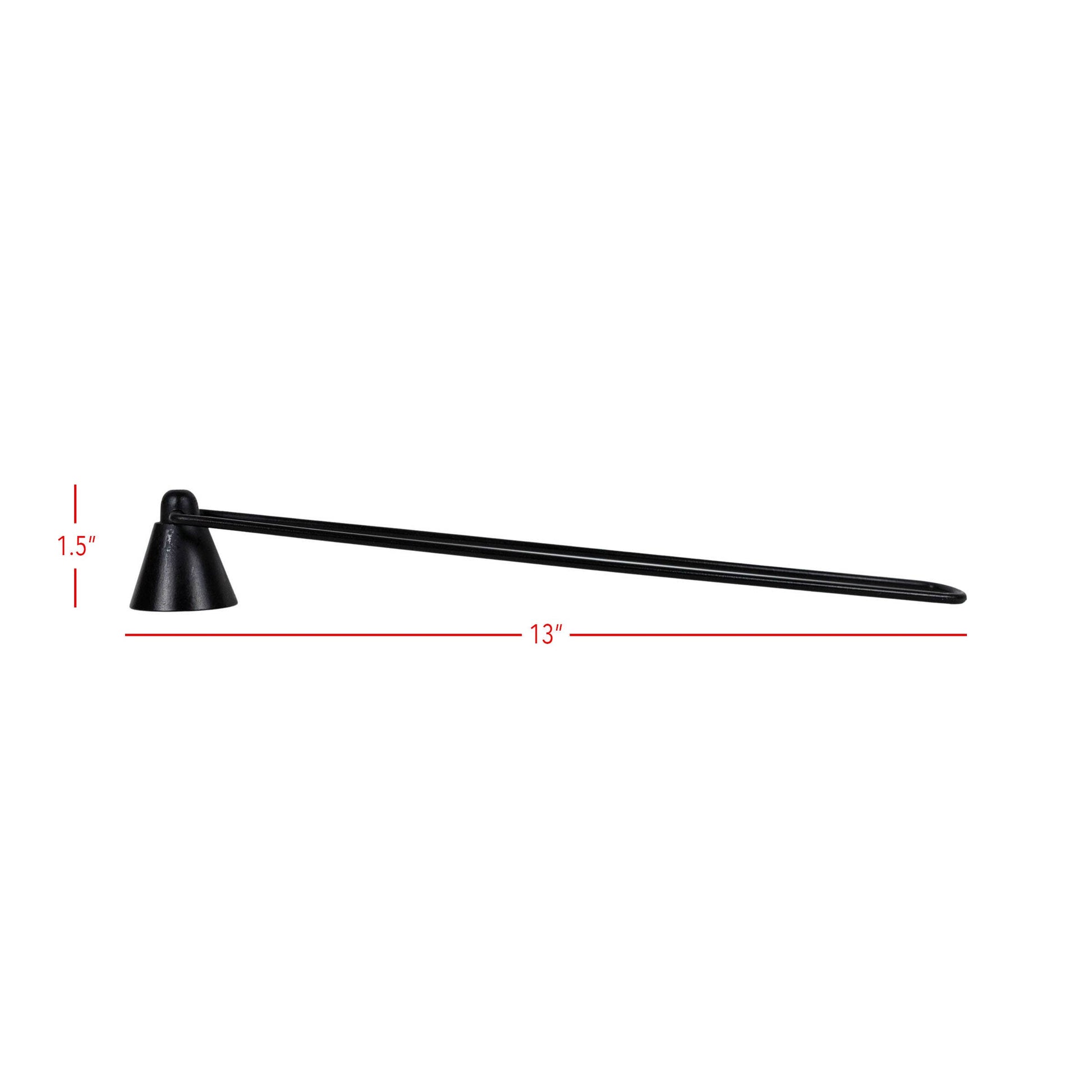 Foreside Home & Garden - Atticus Farmhouse Black Candle Supplies Snuffer Foreside Home & Garden