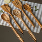Handcrafted 5-Piece Olive Wood Kitchen Utensil Set Handcrafted Olivewood