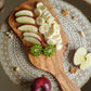 Irregular Shaped Cutting Board with Handle Handcrafted Olivewood