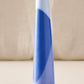 Esuk Blue Tone Striped Palm Wax Cone Candle