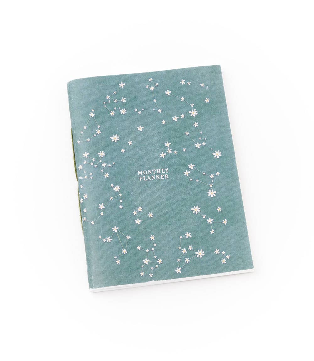 Jyotisha Floral Zodiac 5x7 Planner Recycled Paper Matr Boomie Fair Trade