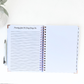 2025 Planner | Plaid Blue Monthly Weekly Sustainable Planner Paper Baristas