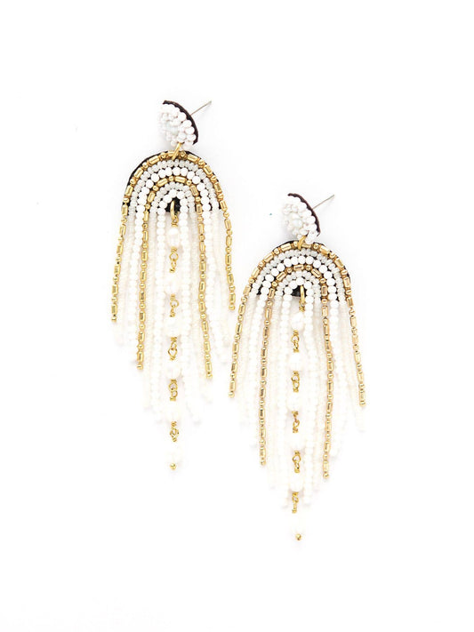 Pearlescent Chandelier Earrings Fair Anita