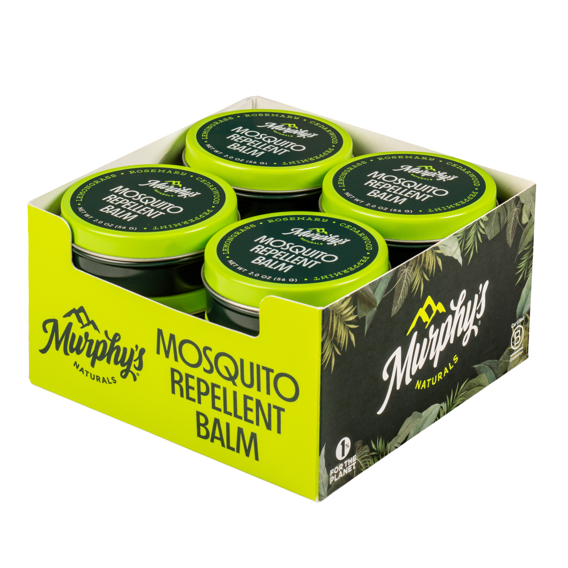 Murphy's Naturals - Mosquito Repellent Balm Tins (2oz) - Display of 12 Murphy's Naturals