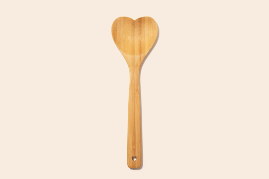 Bamboo Switch - Bamboo Utensil Spoon | Heart Shaped Bamboo Switch