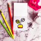 Birds Bugs and Botany Mini Coloring Book for Adults-50 Pages