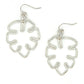 Continuous Line Art Earrings - Monstera Fair Anita
