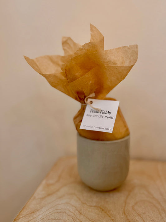 Hand Poured Soy Wax Candle Refills Evergreen Collective
