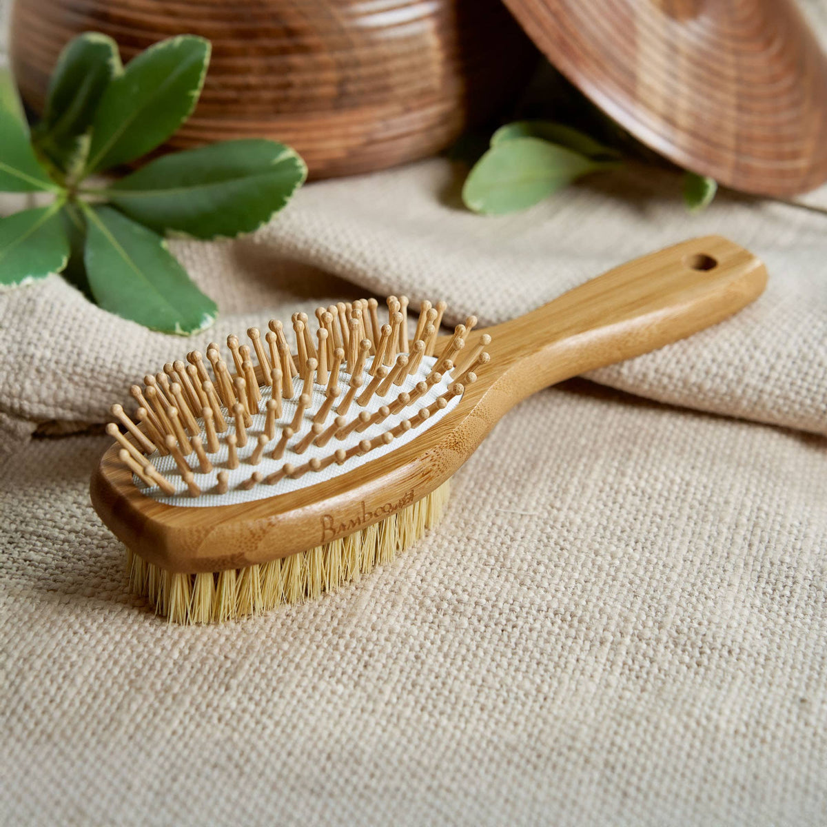 Bamboo Two Sided Hairbrush
