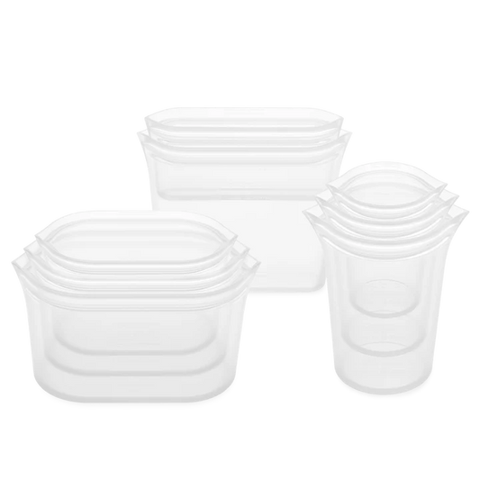 Ful 8Set (2 Bag/3 Cup/3 Dish) - Frost Zip Top
