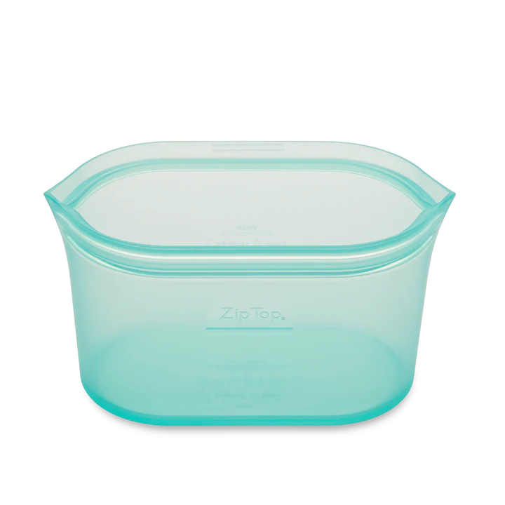 Large Dish - Teal Zip Top
