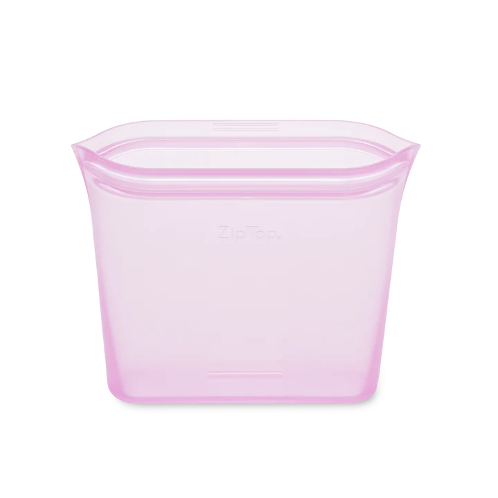 Sandwich Bag - Peach Zip Top