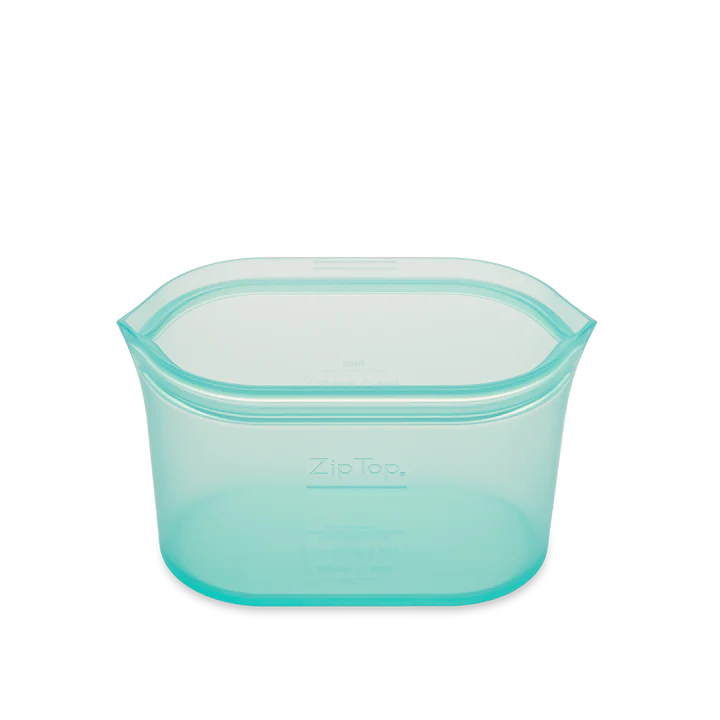 Small Dish - Teal Zip Top