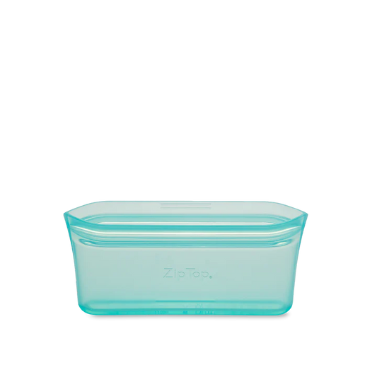 Snack Bag - Teal Zip Top