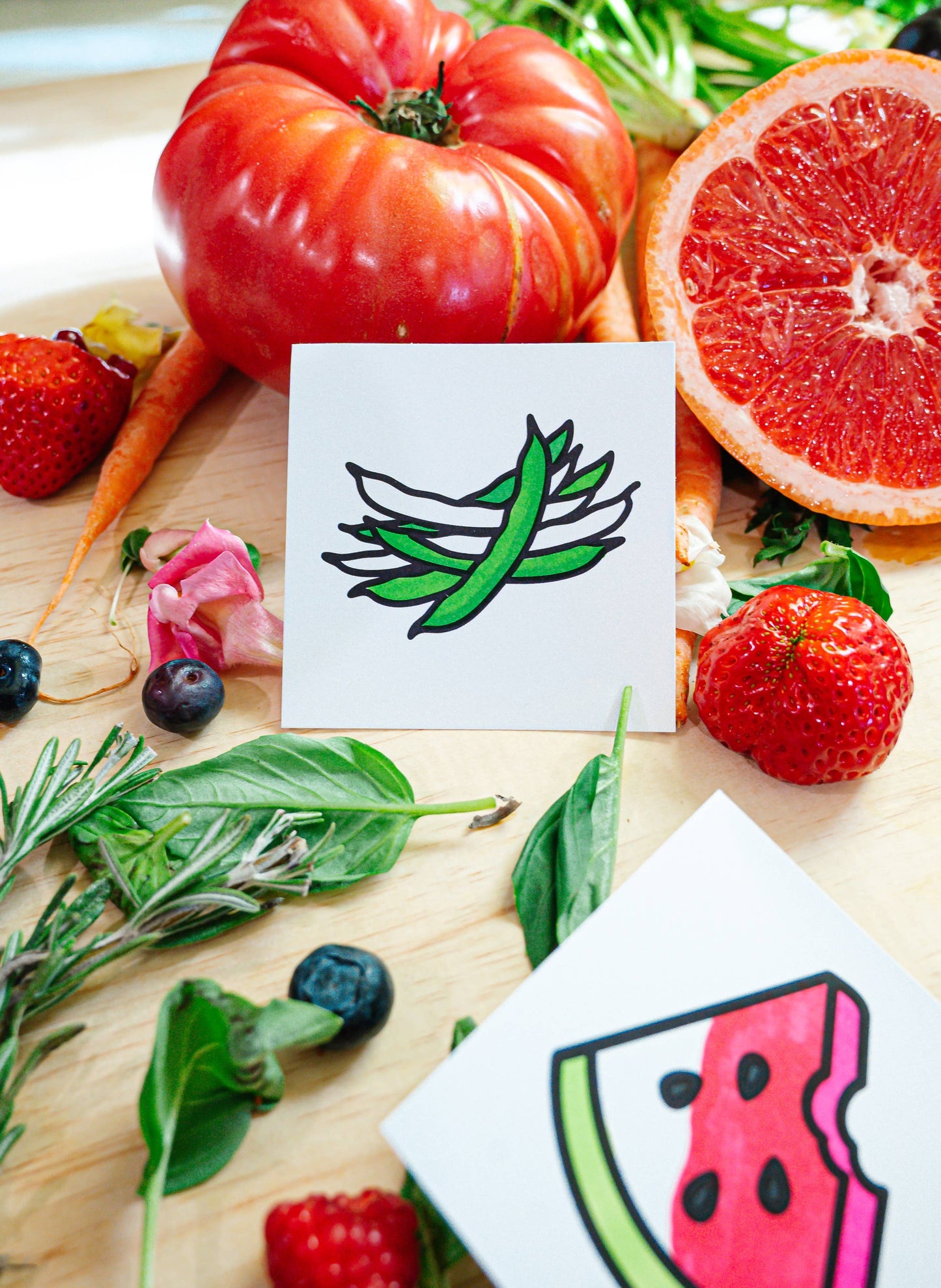 Farm To Table Mini Coloring Book - Fruits & Veggies Themed