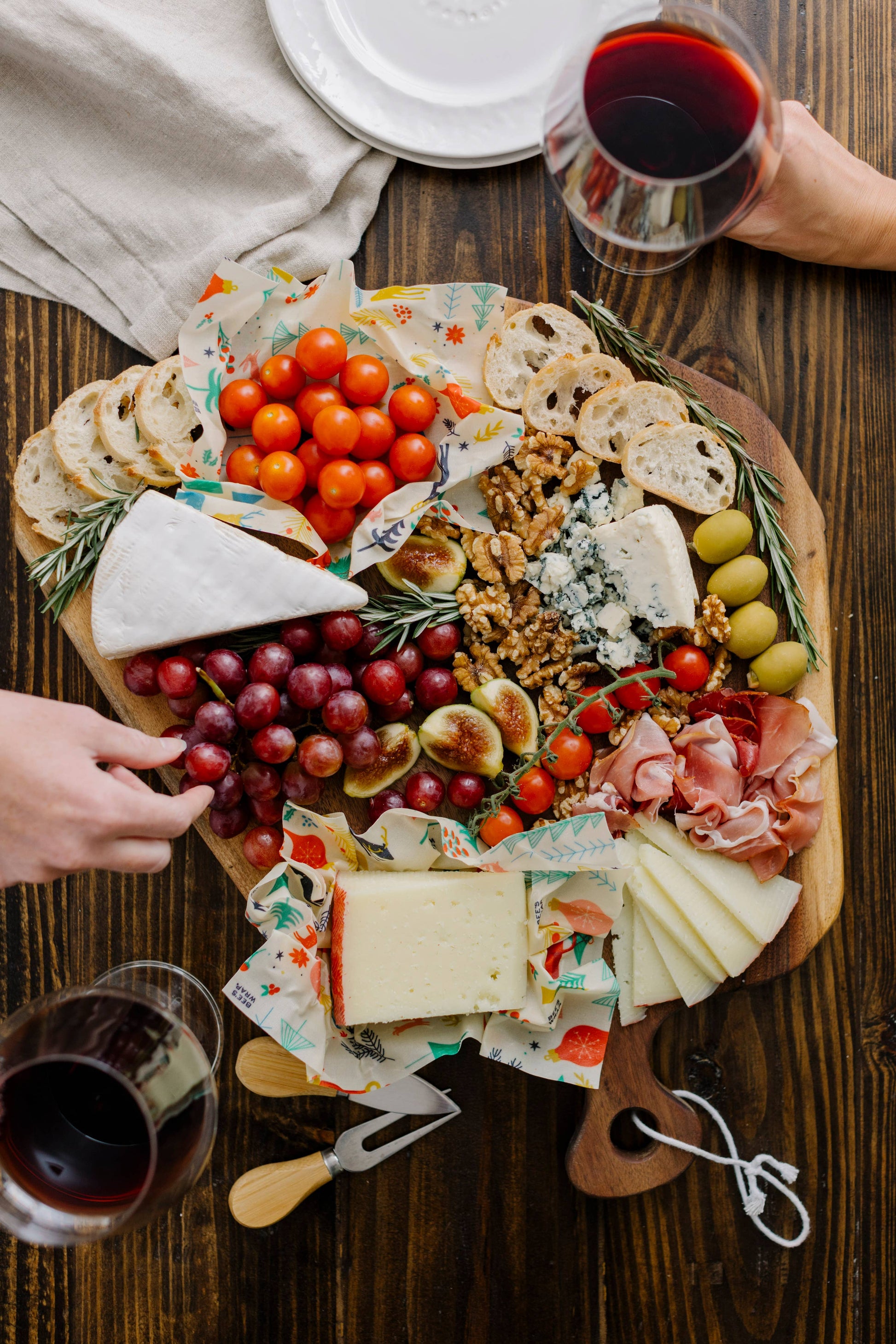 Winter Wonderland Assorted 3 Pack, Reusable Food Wraps Bee's Wrap