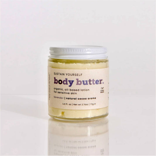 Organic Lavender Body Butter Sustain Yourself