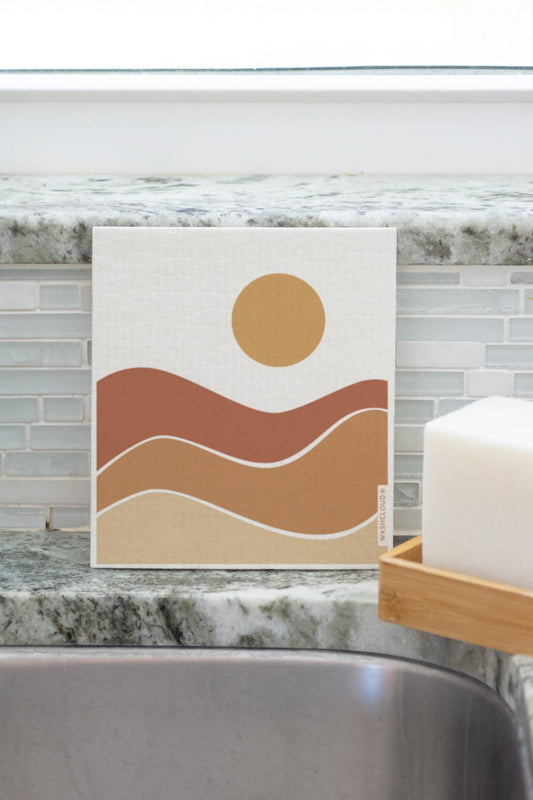 WASHCLOUD® DESERT DUNE™ Swedish Dish Cloth - No Tox Life No Tox Life