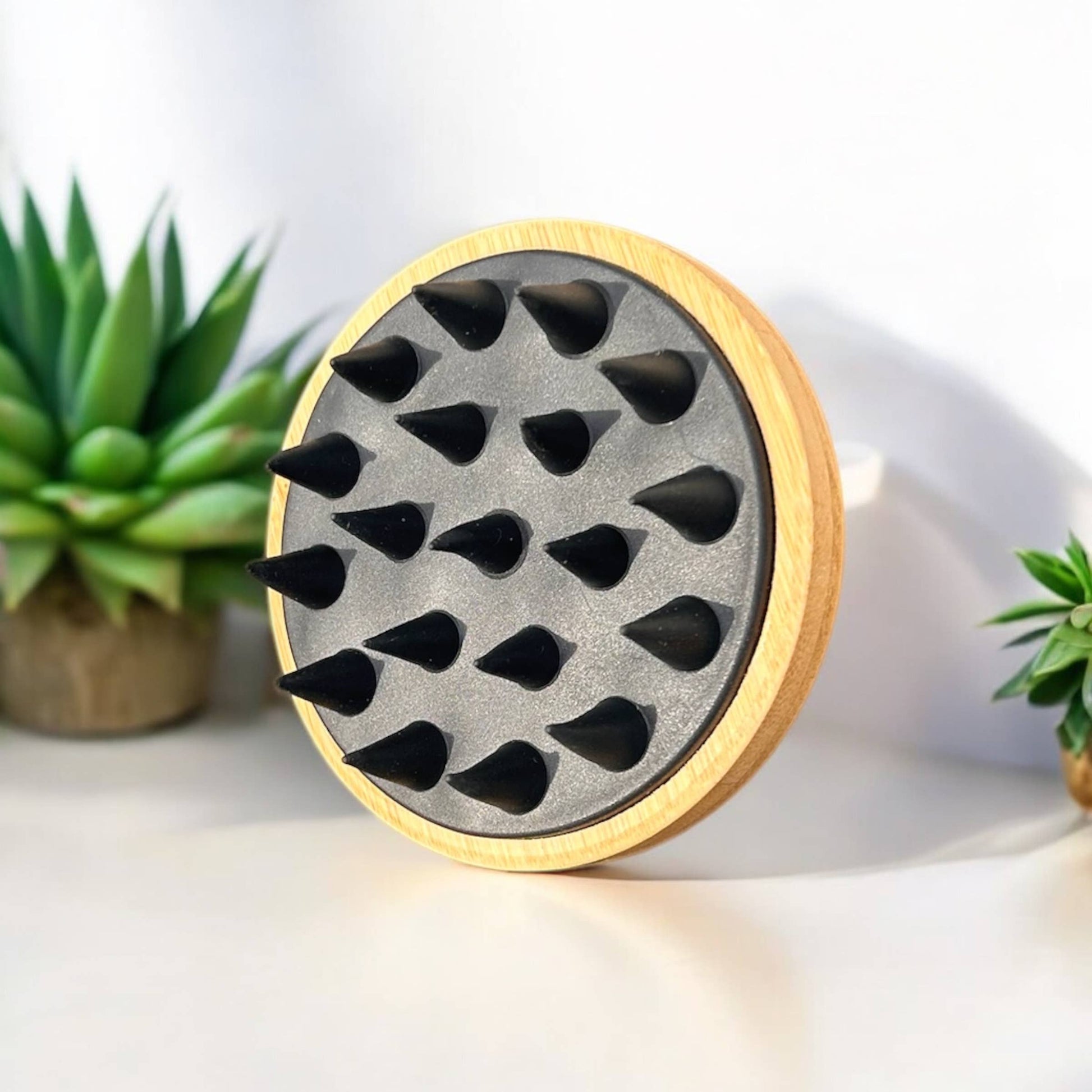 Bamboo and Silicone Scalp and Body Massager | Bestseller Bamboo Switch