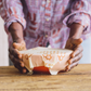 Bees Wrap Reusable Beeswax Food Wrap Roll - Honeycomb Print