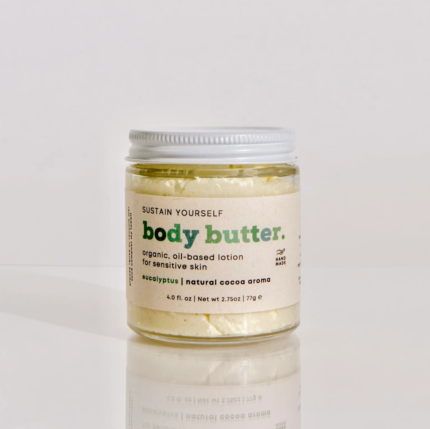 Organic Eucalyptus Body Butter Sustain Yourself