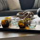 Moroccan Stemless Goblet - Clear Verve Culture