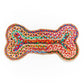 Matr Boomie Fair Trade - Chindi Rug Dog Bone Pet Food Mat - Assorted, Hand Woven Matr Boomie Fair Trade