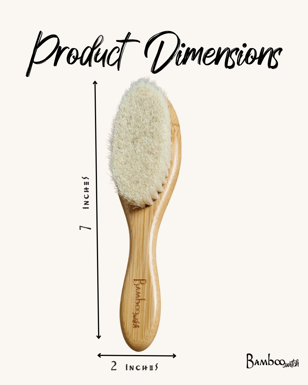 Bamboo Baby Hairbrush