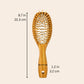 Bamboo Two Sided Hairbrush